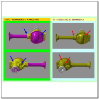 AXLE ASSEMBLY-FRONT - Ssangyong - RODIUS